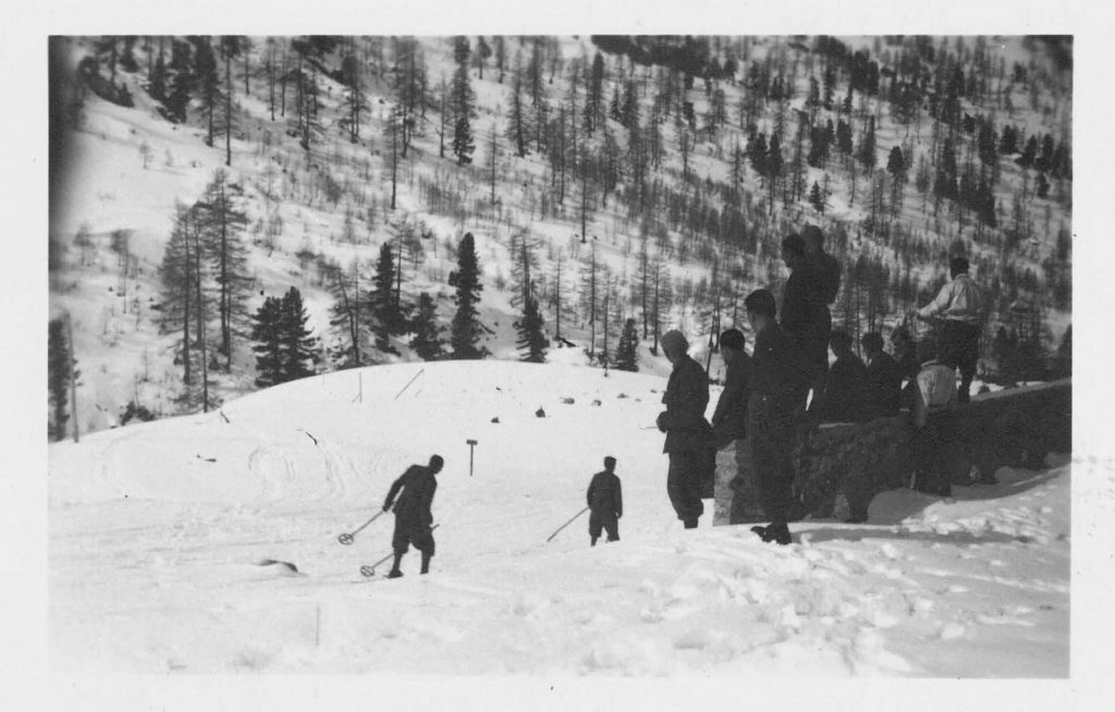 Gara di sci nel 1941